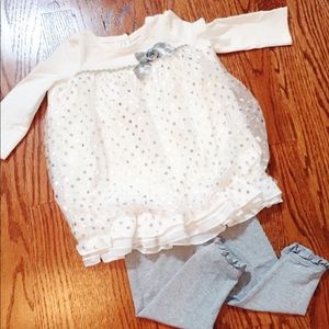 Nanette Baby Girls Dress & Leggings